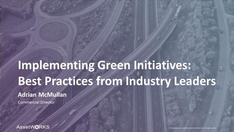 Implementing Green Initiatives; Best Practices from Industry Leaders