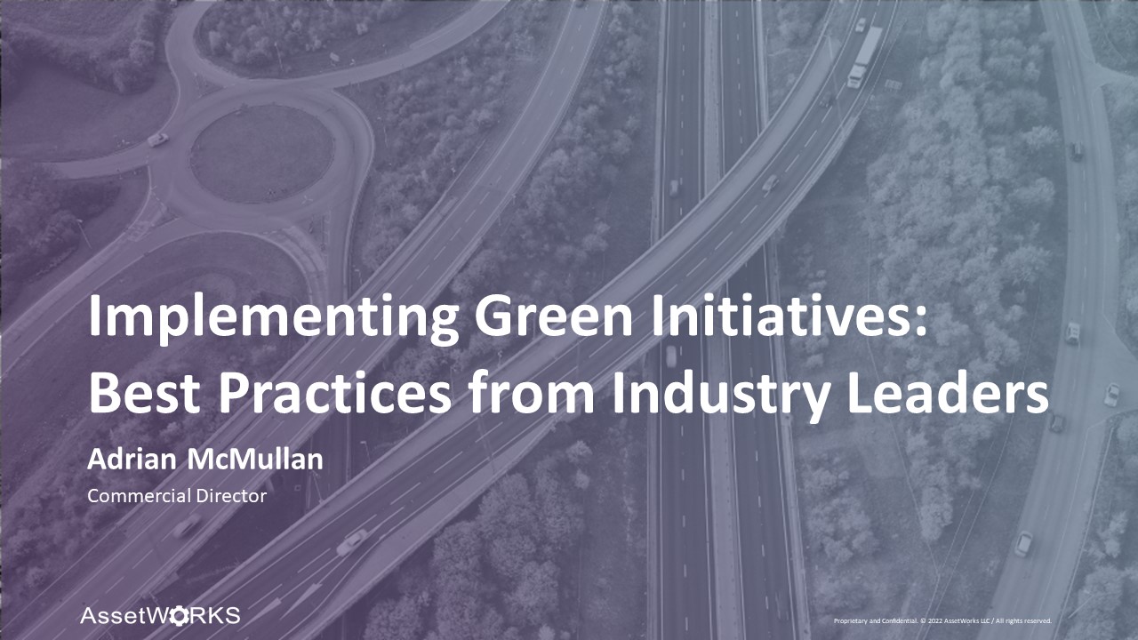 Implementing Green Initiatives; Best Practises from Industry Leaders